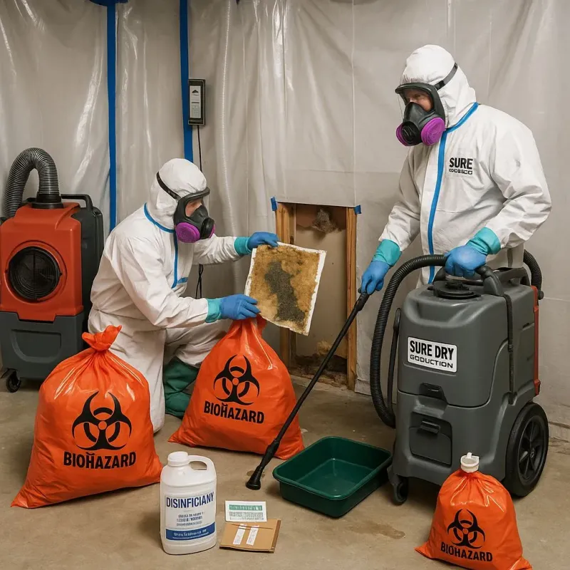 Contaminated Water Handling Protocols process in Flower Mound, TX